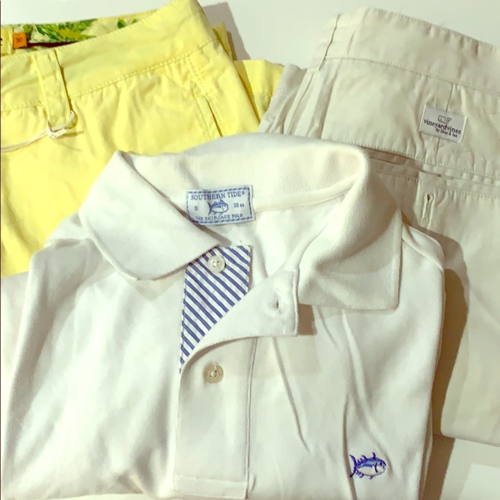 Fun!! in the sun shorts and SkipJack shirt